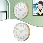 Non Ticking Clock Modern Clock Home Decor Office Use ABS Resin Dial Easy Reading