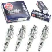 4pcs 72-75 Kawasaki F9 NGK Iridium IX Spark Plugs 346cc 21ci Kit Set Engine vo