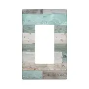 Farmhouse Decorator Light Switch or Receptacle Outlet Covers 1 Gang Wall Plat...