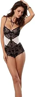 [JINZIJINYU] Women Babydoll Lingerie Ladies Sexy Temptation Slim Slim Perspective Lace Sling
