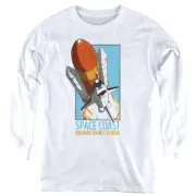 NASA Kids Long Sleeve Shirt Space Coast White Tee