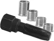 Automotive Spark Plug Thread Repair Kit Pcs Thread Tap Inserts Set High Carbon Steel for Easy Engine Repair
