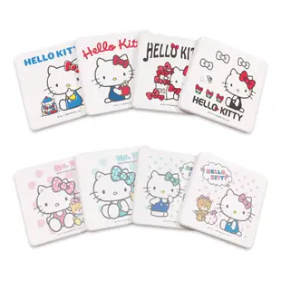 三麗鷗 Sanrio Hello Kitty 硬式珪藻土杯墊 (2入組) 凱蒂 硅藻土 防滑墊 吸水墊 【5ip8】