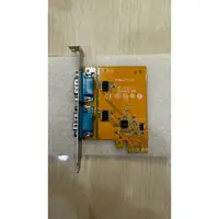 在飛比找蝦皮購物優惠-二手良品 近全新 ROHS RS232擴充介面卡 PCIE 