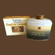 Vintage 1950’s 4oz Yardley After Shower Powder in Tin +English Lavender Soap Bar