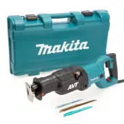 Makita Orbital Action Reciprocating Saw with AVT 110V Blades Carry Case JR3070CT