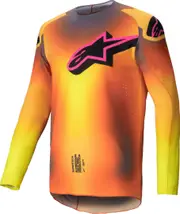 Alpinestars Supertech Lipan Motocross Jersey, yellow-orange, Size M for Men Yellow Orange