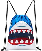 [WAWSAM] Drawstring Backpack for Kids - 34 x 45cmSports Gym Bag Waterproof Beach Swimming