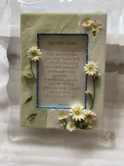 Get Well Soon Vtg Musical Picture Frame, Plays(I Say A Little Prayer)In Orig Box