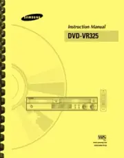 Samsung DVD-VR325 DVD & VCR Recorder OWNER'S INSTRUCTION MANUAL