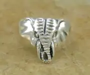 Unique .925 Sterling Silver ELEPHANT ring size 7 style# r2172