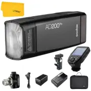 AD200 Pro Strobe Pocket Flash, 200W TTL Photography Lighting Kit 1/8000s HSS ...