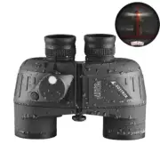 Binoculars Marine Military Telescope Waterproof With Rangefinder Compass Hunting