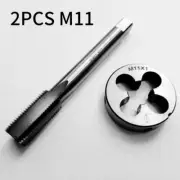New Tap Die Tool 2pcs/set High speed steel Silver Tools & M11 x 1.0mm Die