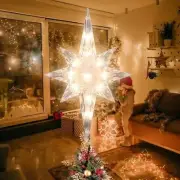 Christmas Tree TopperBethlehem Star Tree Topper12 Inch 10 Lights Clear Colour