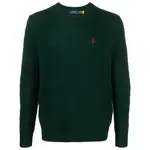 [Ralph Lauren] Ralph Lauren Polo Pony-motif Cable-knit Jumper XXL GREEN