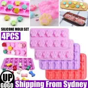 Reusable Silicone Dog Paw Bone Cake Chocolate Mold Cookie Baking Ice Mould Tools