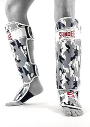 Sandee ADULTS SPORT MUAY THAI SHIN GUARDS SHIN PADS - CAMO (L/XL)