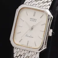 在飛比找Yahoo!奇摩拍賣優惠-【精品廉售/手錶】Seiko Exceline精工 銀色美鍊