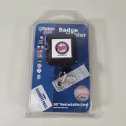 Minnesota Twins Retractable Badge Holder New In Package Unused
