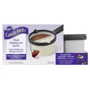 Wilton Candy Melts Silicone Dual Melting Pot Insert,1Pkg