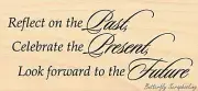 Time Text, Wood Mounted Rubber Stamp PENNY BLACK - NEW, 4261F