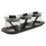 3 Pcs Canning Tray Kitchen Spice Bottle Condiment Container