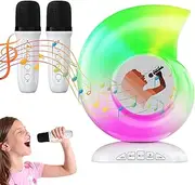 Portable Karaoke Machine, LED Light Singing Speaker System | Kareoke Singing Machine, Microphone Speaker, Karaoke Machine for Home Party