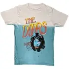 The Doors Light My Fire Stacked T-Shirt Blue New