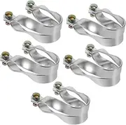 U-shape Aluminum Pipe Clamp Set 5 Pcs Greenhouse Frame Clamp and Easy to Install for Home