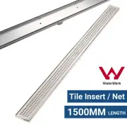 1500mm Tile Insert / Net Shower Grate Drain Floor Drain 50mm 80mm Waste Outdoor