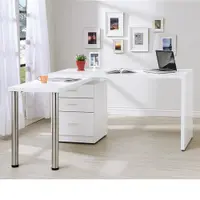 在飛比找蝦皮商城優惠-Boden-凱希4.9尺多功能旋轉桌/工作桌/辦公桌(白色)