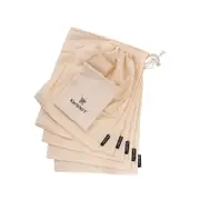 Karlstert Cotton Muslin Produce Bags - Set of 5