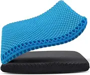 Gel Seat Cushion for Long Sitting Pressure Relief for Back, Sciatica, Tailbone Pain - Cushion for Office Chair, Wheelchair, Car & Truck, Patio Chairs