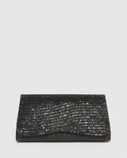 Black Ashton Sparkle Clutch Bag