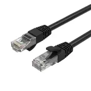 [RC6-003-BK] 30cm Black CAT6 Network Cable 26AWG OFC(Oxygen Free Copper) Patch Lead