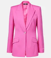 [Versace] Versace Medusa wool blazer AU 6 pink