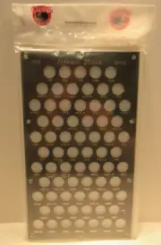Capital Plastic Coin Holder #BVD5C Jefferson Nickels 1965-1989 S Display Black