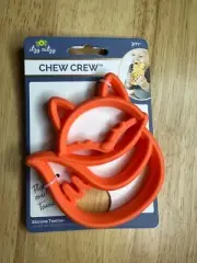 Itzy Ritzy Chew Chew Silicone Baby Teether -FOX- BPA-Free Infant Teether NEW