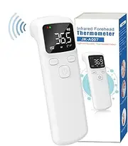 Forehead Temperature Gauge - LED Display Infrared Handheld Temperature Gauge - Digital Thermograph for Adults and Children Temperature for Short Trip