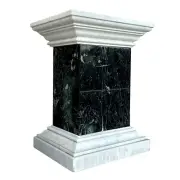 Cap Engraving Marble Green Alps White Carrara Interior Garden Design Sculpture