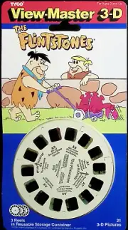The Flinstones & The Great Gazoo 3d View-Master 3 Reel Packet SEALED