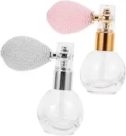2pcs Empty Perfume Bottles Refillable Atomizers Glass for Perfume Essential Oils Room Freshener Compact