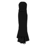[Solace London] Solace London The Citra Maxi Dress 8 UK BLACK