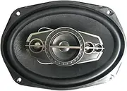 1 Pc 6 X 9 Inch 4 Way Coaxial Car Speaker Tweeter Audio Automotive 12v HiFi Rubber Edge Louder