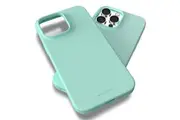 MERCURY Phone Cover Case Soft Feeling Jelly for iPhone 16 Pro Max - Mint Green