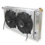 4 Row Radiator Shroud Fans For Chevrolet Blazer LS LT LTZ Deluxe Xtreme V6 4.3L (for: Isuzu)