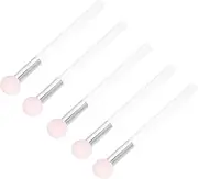 5pcs Concealer Brush Blending Cover Powder Dauber Brushes Elf Concealer Sponge Mushroom Brush Mushroom Head Makeup Brush Facial Brush Body Makeup Sponge Cosmetic Face Wooden Handle