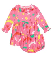 [Stella McCartney Kids] Stella McCartney Kids Baby printed dress and bloomers set M 12 pink