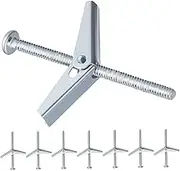 COHEALI Drywall Anchors Screws Kit 30 Sets Toggle Bolts for Hanging Home Renovation Tool